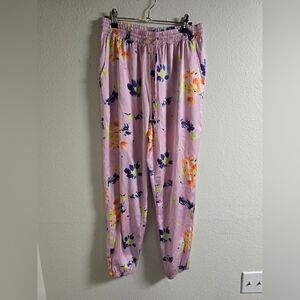 Savage X Fenty Pink Floral Joggers